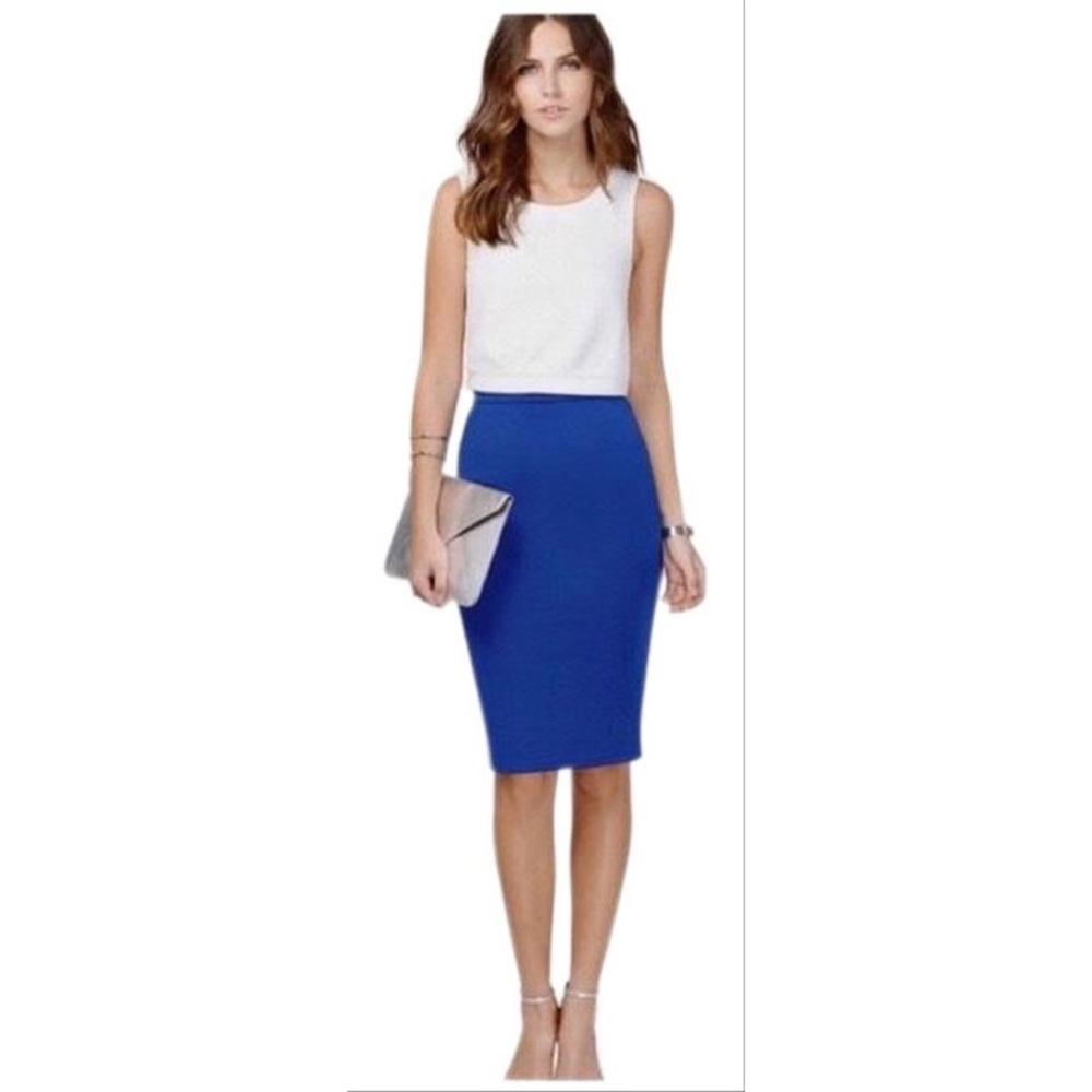 J. Crew Pencil Skirt in Double-Serge Wool